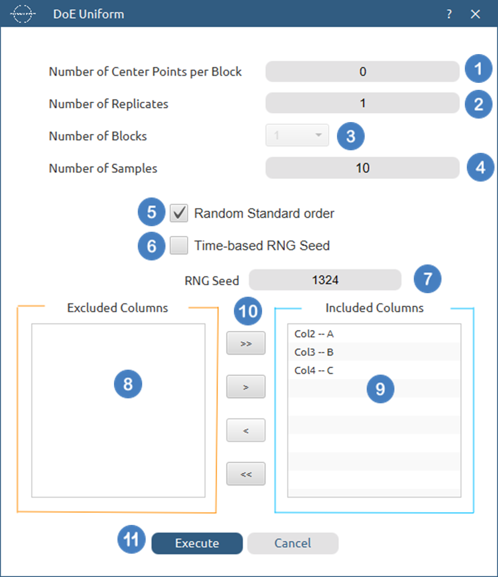 Uniform configuration